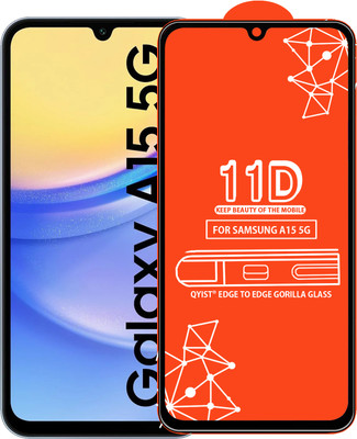 Qyist Edge To Edge Tempered Glass for SAMSUNG A15 5G(Pack of 1)