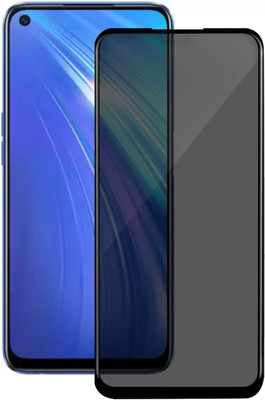ISAAK Edge To Edge Tempered Glass for Realme 6, Realme 6i, Realme 6s Privacy Tempered Glass(Pack of 1)
