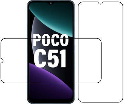 ARMORX Impossible Screen Guard for POCO C51 Smart Mobile Plastic And Fiber Impossible Flexible Tempered Glass POCO C51(Pack of 1)