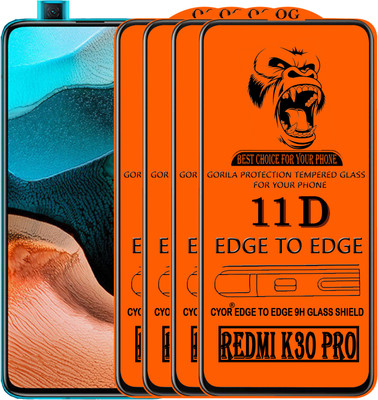 CYOR Edge To Edge Tempered Glass for REDMI K30 PRO(Pack of 4)