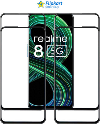 Flipkart SmartBuy Edge To Edge Tempered Glass for REALME 8 5G(Pack of 4)