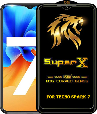 PFOAM Edge To Edge Tempered Glass for TECNO SPARK 7(Pack of 1)