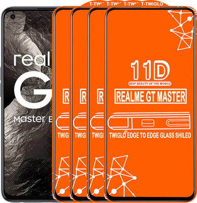 TWIGLO Edge To Edge Tempered Glass for REALME GT MASTER(Pack of 4)
