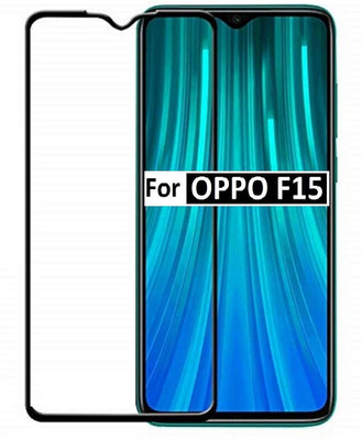 iCopertina Edge To Edge Tempered Glass for OPPO F15(Pack of 1)