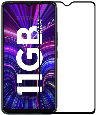 INFINITYWORLD Edge To Edge Tempered Glass for Tecno Spark 9(Pack of 1)