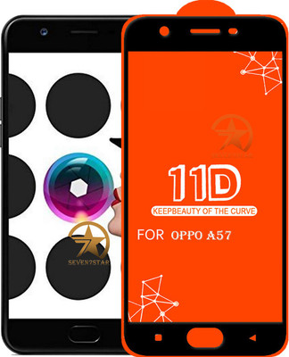 HQ Protection Edge To Edge Tempered Glass for Oppo A57(Pack of 1)