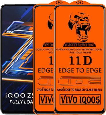 CYOR Edge To Edge Tempered Glass for VIVO IQ00Z5(Pack of 2)