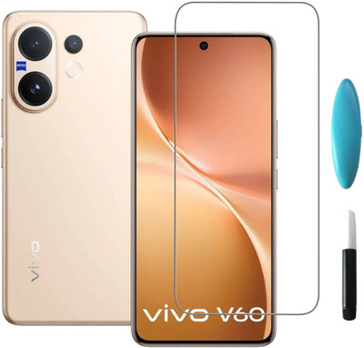 Hyper Edge To Edge Tempered Glass for Vivo V60 5G(Pack of 1)