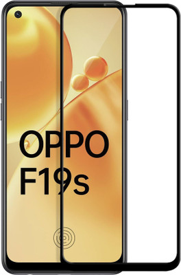 RCHJV Edge To Edge Tempered Glass for Oppo F19s(Pack of 1)