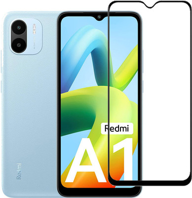 KMPERED Edge To Edge Tempered Glass for Mi A1, Mi A1(Pack of 1)