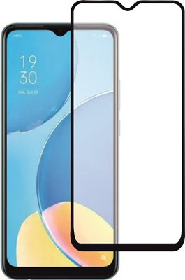 M A ZONE Edge To Edge Tempered Glass for OPPO A15(Pack of 1)