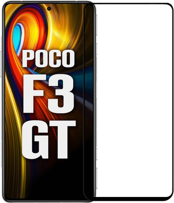 Karpine Edge To Edge Tempered Glass for POCO F3 GT(Pack of 1)
