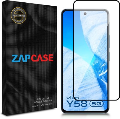 Zapcase Edge To Edge Tempered Glass for Vivo Y58 5G(Pack of 1)