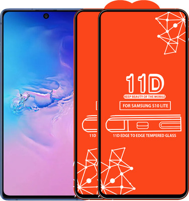 Roxel Edge To Edge Tempered Glass for Samsung Galaxy S10 Lite(Pack of 2)