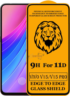 Xester Edge To Edge Tempered Glass for Vivo V15(Pack of 1)