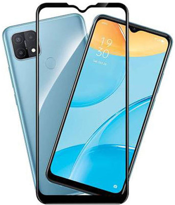 Vvr Edge To Edge Tempered Glass for Oppo A15s(Pack of 1)