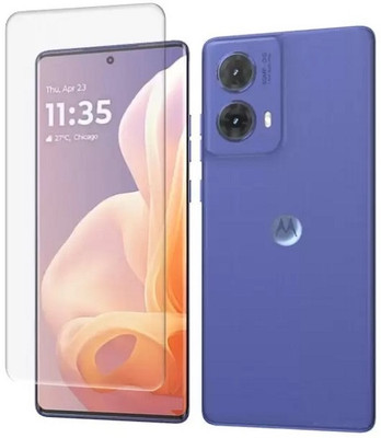 Hyper Edge To Edge Tempered Glass for Motorola G85 5G, Moto G85 5G(Pack of 1)