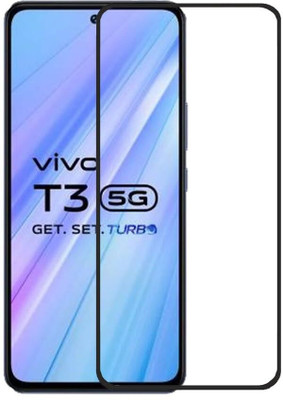 GDBUY Edge To Edge Tempered Glass for vivo T3 5G(Pack of 1)