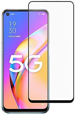 1DOLLAR Edge To Edge Tempered Glass for Oppo F19 Pro Plus 5G [Full Glue 3D](Pack of 1)