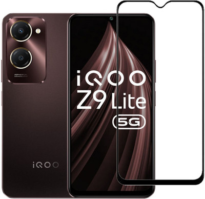 BRENZZ Edge To Edge Tempered Glass for iQOO Z9 Lite 5G, iqoo Z9 Lite 5G(Pack of 1)