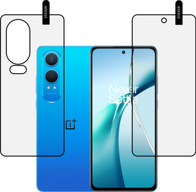 MOBKAVACH Edge To Edge Tempered Glass for Oneplus Nord CE4 Lite 5G(Pack of 2)