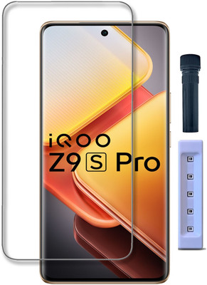 NSTAR Edge To Edge Tempered Glass for iQOO Z9s Pro 5G, iQOO Z9s Pro, (UV)(Pack of 1)