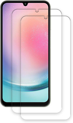 ARBAN Edge To Edge Tempered Glass for Samsung Galaxy A24 4G TEMPERED GUARD FRONTP2(Pack of 2)