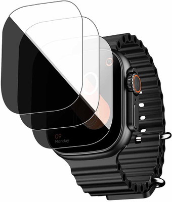 HIDEOUS Edge To Edge Tempered Glass for boAt Wave Aura(Pack of 3)