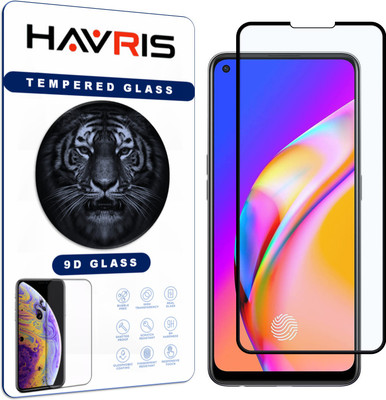 Havris Edge To Edge Tempered Glass for OPPO F19 Pro Plus(Pack of 1)