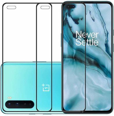 KARTRAY Edge To Edge Tempered Glass for OnePlus Nord(Pack of 2)