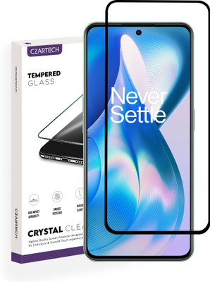 CZARTECH Edge To Edge Tempered Glass for OnePlus 10R, OnePlus 10T(Pack of 1)