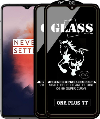 PFOAM Edge To Edge Tempered Glass for ONE PLUS 7T(Pack of 2)