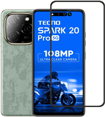 INFINITYWORLD Edge To Edge Tempered Glass for Tecno Spark 20 Pro 5G(Pack of 1)