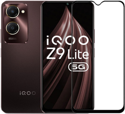 BRENZZ Edge To Edge Tempered Glass for iQOO Z9 Lite 5G, iqoo Z9 Lite 5G(Pack of 1)