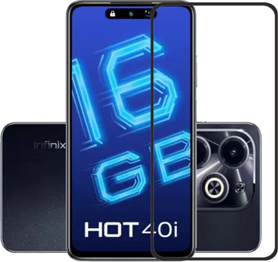 NSTAR Edge To Edge Tempered Glass for Infinix Hot 40x 5G, Infinix HOT 40X 5G(Pack of 1)