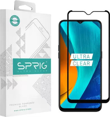 Sprig Edge To Edge Tempered Glass for Realme U1, Realme U1(Pack of 1)