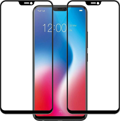 HIE POWER Edge To Edge Tempered Glass for Vivo Y83-| |Full Glue Curved Tempered Glass | |Bubble Free Installation | |(Pack of 2)