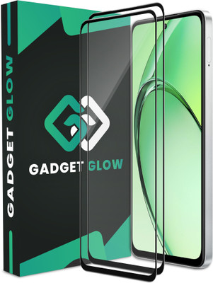 Gadget Glow Edge To Edge Tempered Glass for Oppo K12x 5G, Oppo K12X, K12X 5G, K12X(Pack of 2)