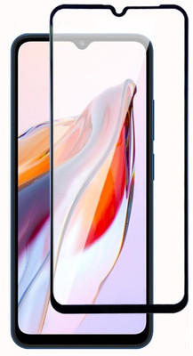 Caseline Edge To Edge Tempered Glass for mi 12C,Redmi 12C(Pack of 1)