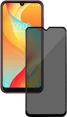 HUPSHY Edge To Edge Tempered Glass for LAVA Z4(Pack of 1)