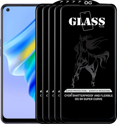 CYOR Edge To Edge Tempered Glass for OPPO A95(Pack of 5)