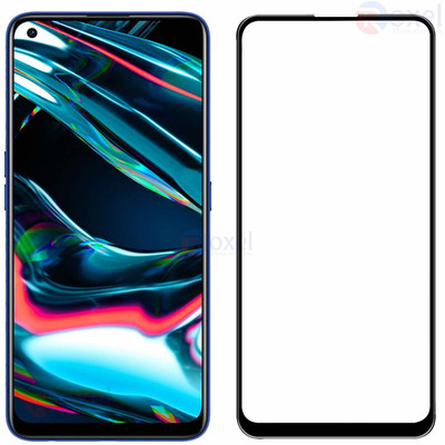 FlipSmartGuard Edge To Edge Tempered Glass for Realme 7 Pro(Pack of 1)