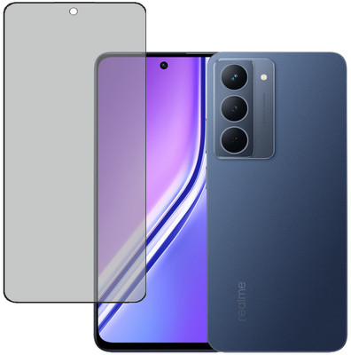 SPRITZEN Edge To Edge Tempered Glass for Realme P3x 5G, Privacy Glass(Pack of 1)