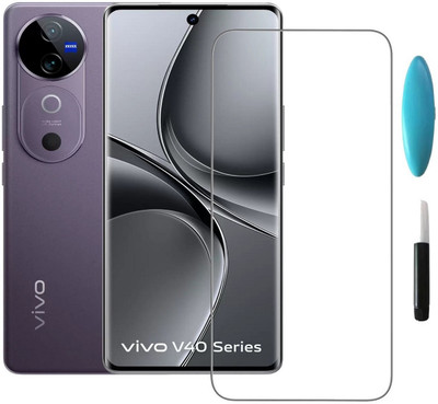 AKSHUD Edge To Edge Tempered Glass for Vivo V40 Pro 5G(Pack of 1)