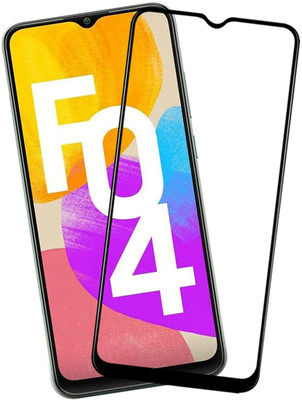 EITANSHA CREATION Edge To Edge Tempered Glass for Samsung Galaxy M04 5G, Samsung Galaxy F04 5G(Pack of 1)
