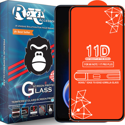 Roxel Edge To Edge Tempered Glass for Redmi Note 11T Pro Plus(Pack of 1)