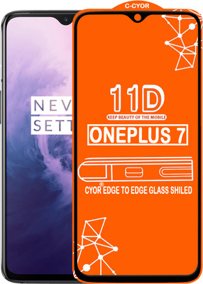 CYOR Edge To Edge Tempered Glass for ONEPLUS 7(Pack of 1)
