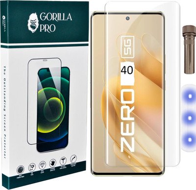 GORILLA PRO Edge To Edge Tempered Glass for Infinix Zero 40 5G(Pack of 1)