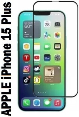 HQ Protection Edge To Edge Tempered Glass for Apple Iphone 15 Plus, Iphone 15 Plus(Pack of 1)