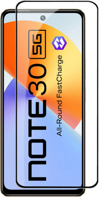 OneTech Edge To Edge Tempered Glass for Infinix Note 30 5G Screen Protector(Pack of 1)